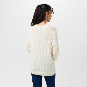 Women's Cable Crew Neck Jumper