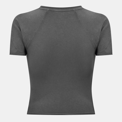 Cropped Fitted Baby Tee