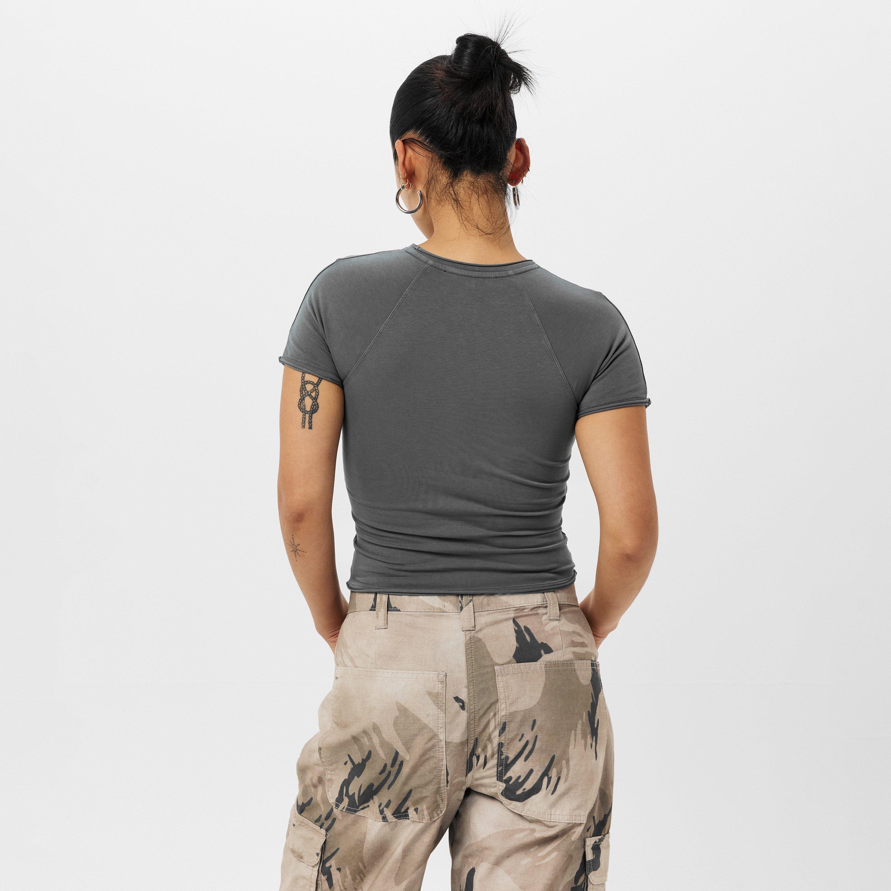 Cropped Fitted Baby Tee