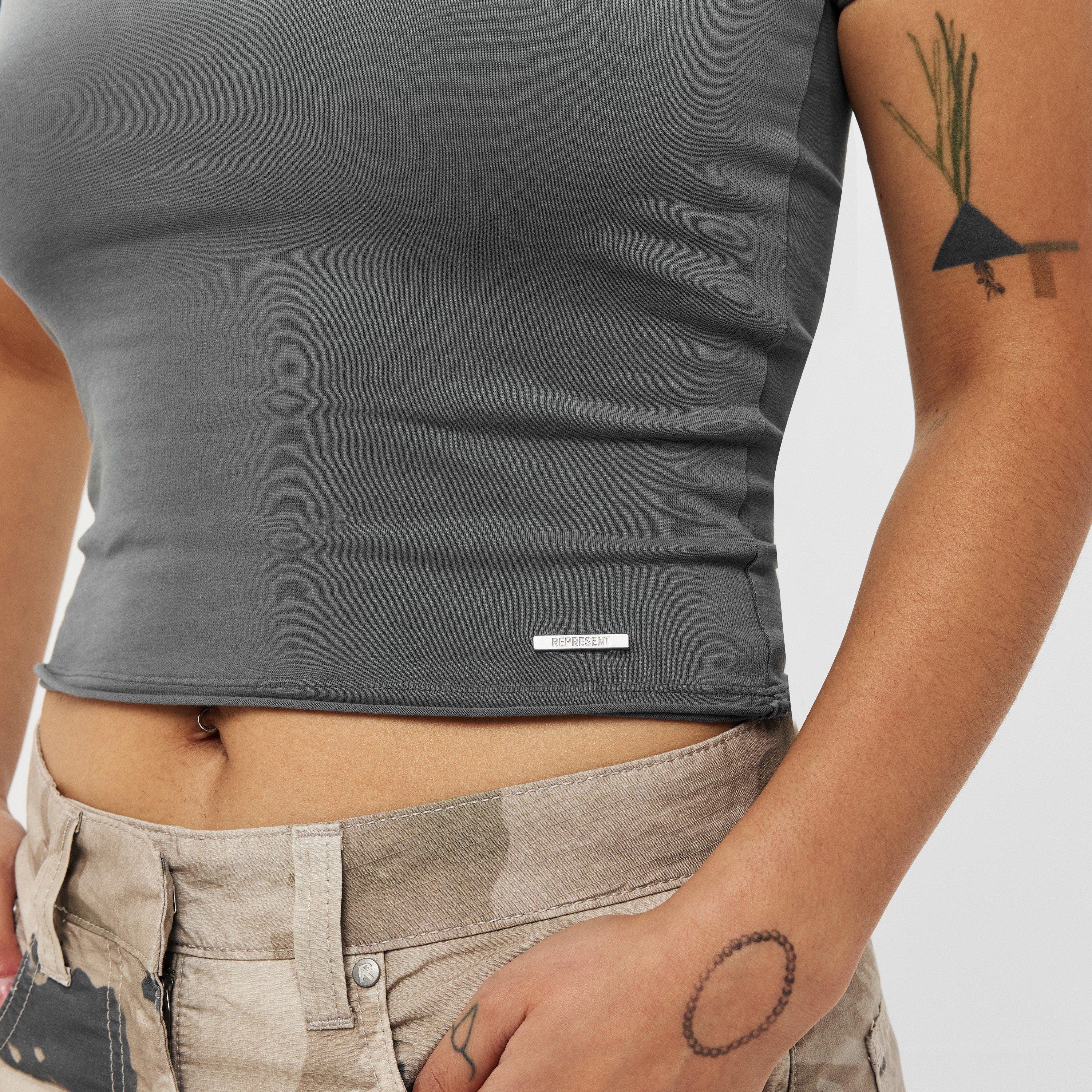 Cropped Fitted Baby Tee