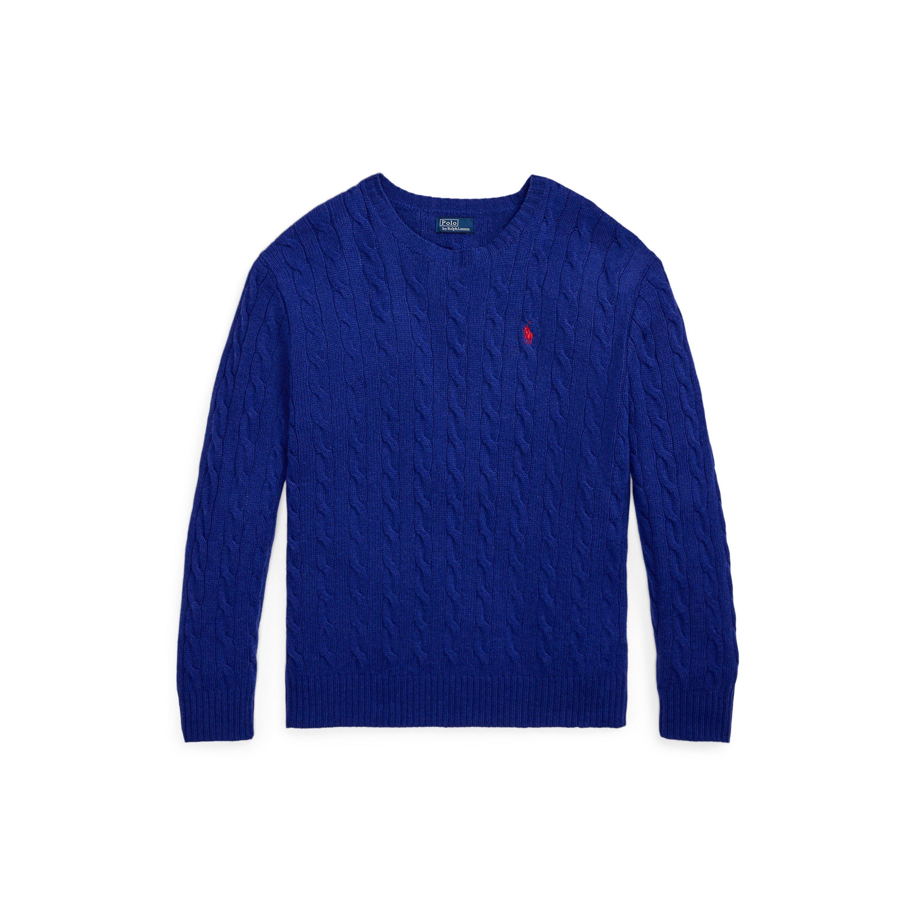 Cable Knit Oversized Crew Neck Jumper