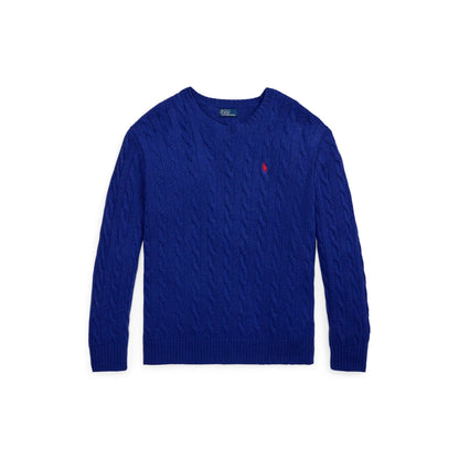 Cable Knit Oversized Crew Neck Jumper
