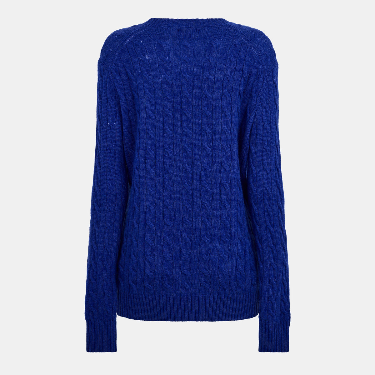 Women's Cable Oversized Crew Neck Jumper