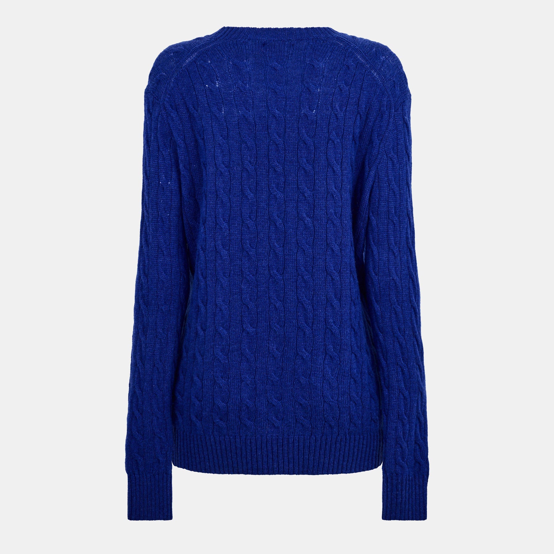Women's Cable Oversized Crew Neck Jumper