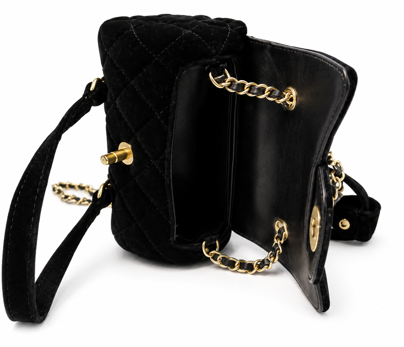 Chanel Black Velvet Beauty VIP Gift Bag GWP