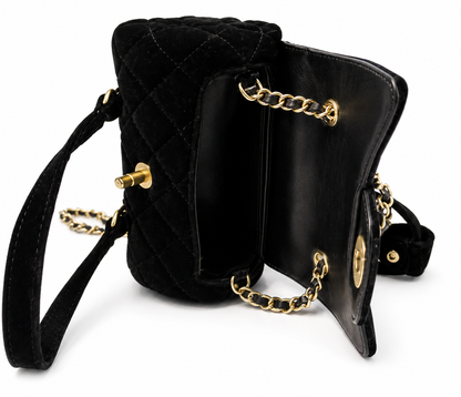 Chanel Black Velvet Beauty VIP Gift Bag GWP