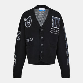 Men's  Varsity Cardigan, Logos and Motifs