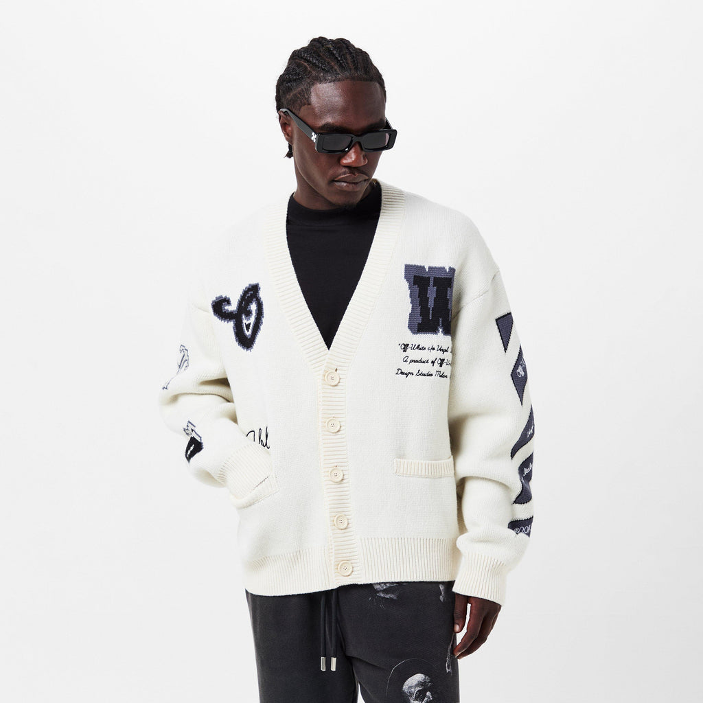 Men's  Varsity Cardigan, Logos and Motifs