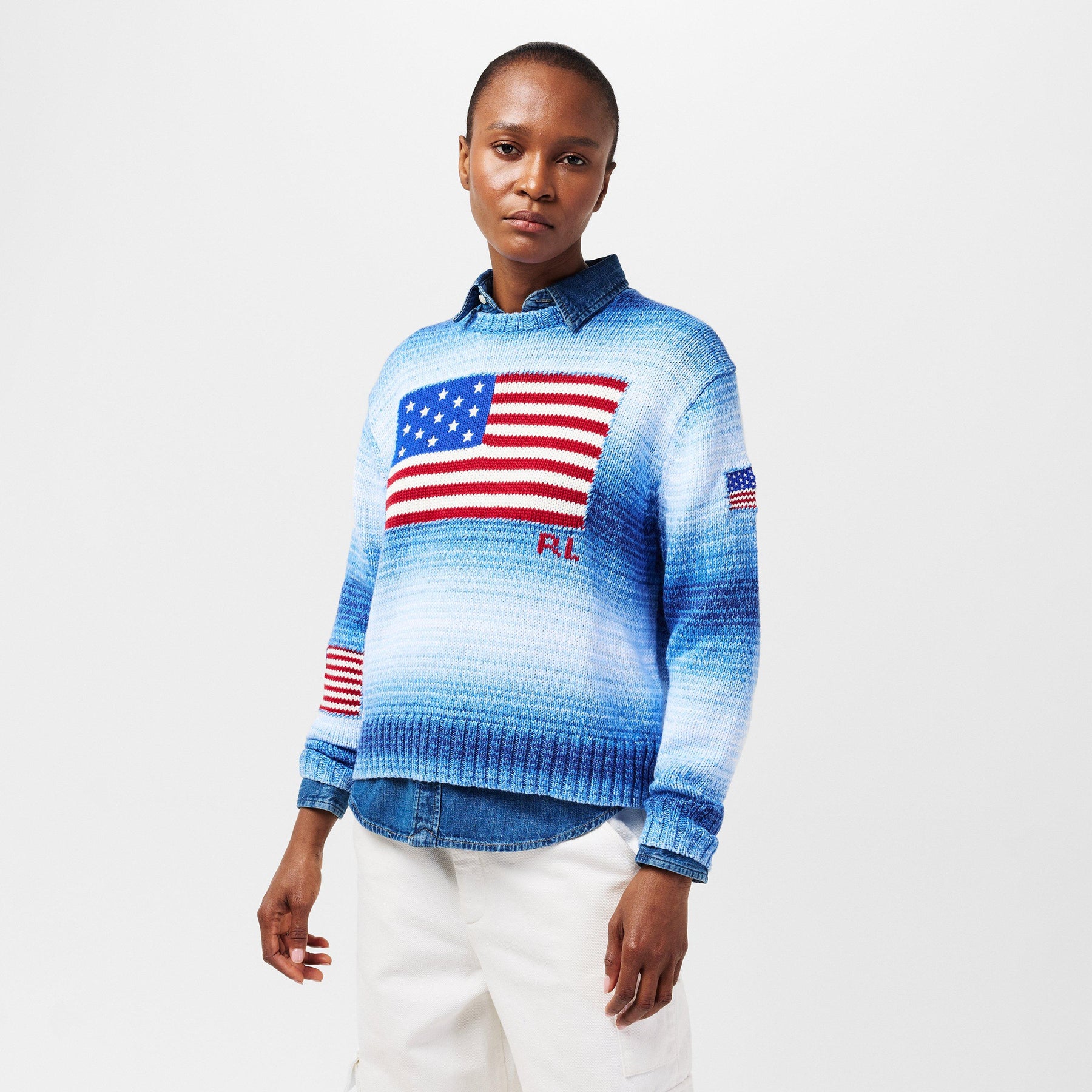 Women's Flag Crew Neck Jumper