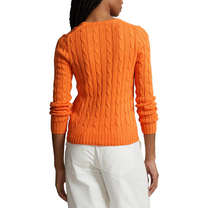 Women's Cable-Knit V-neck Jumper