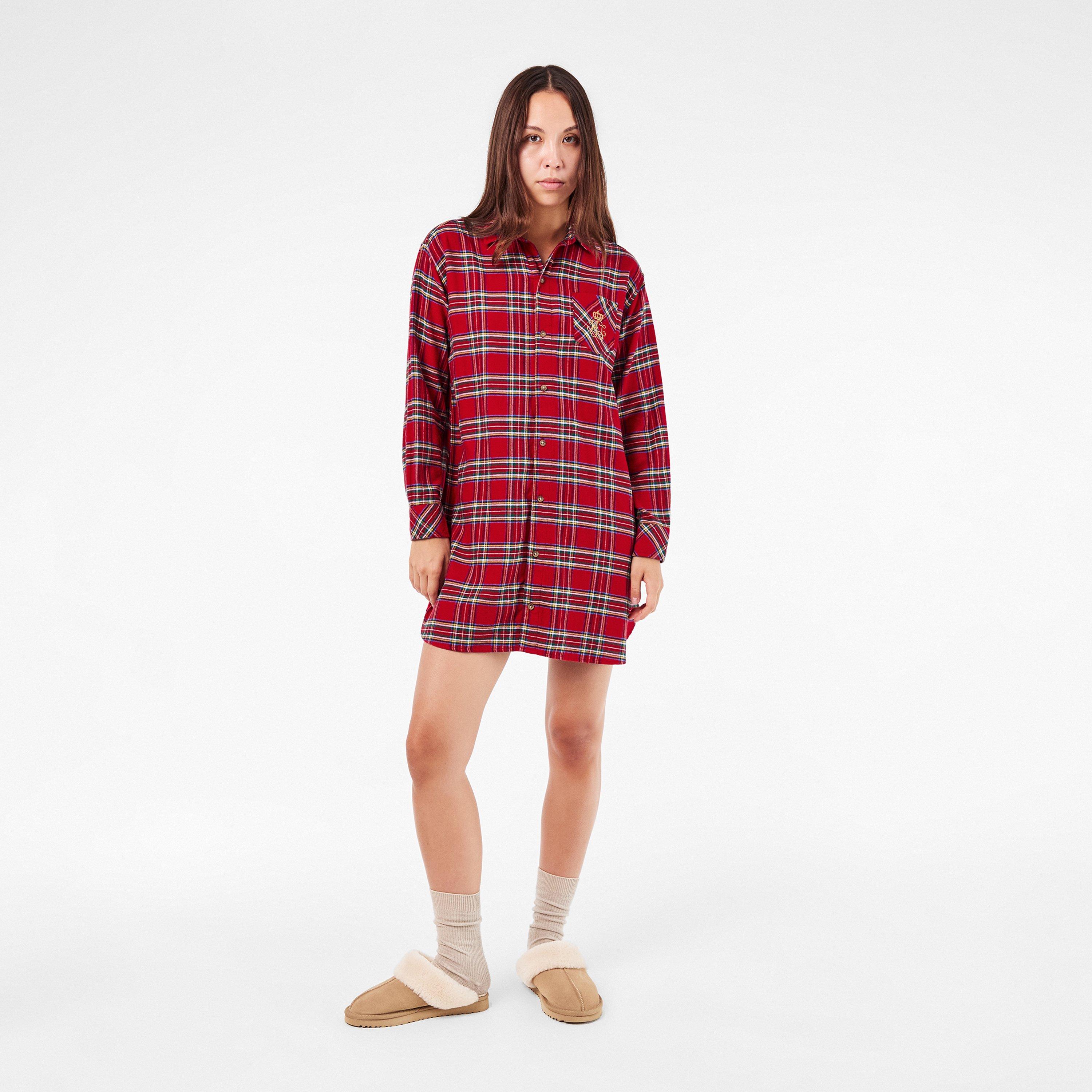 Button-Through Relaxed Fit Nightshirt