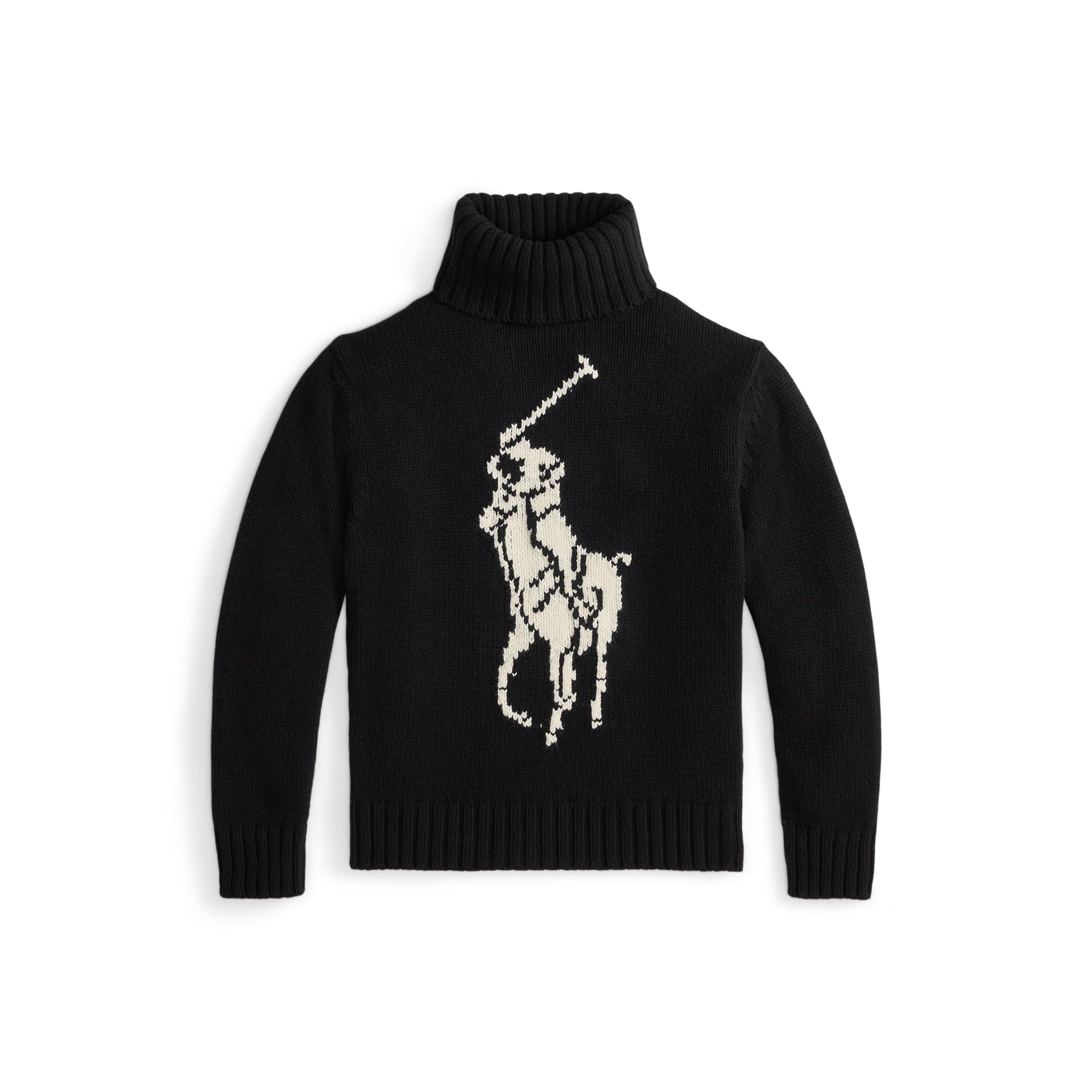 Pony Knitted Crew Neck Jumper