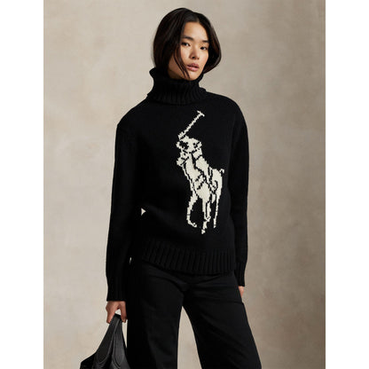 Pony Knitted Crew Neck Jumper