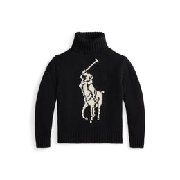Pony Knitted Crew Neck Jumper