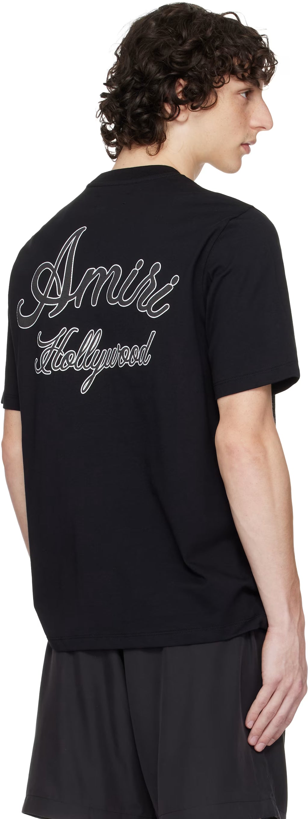 Black 'AMIRI Hollywood' T-shirt