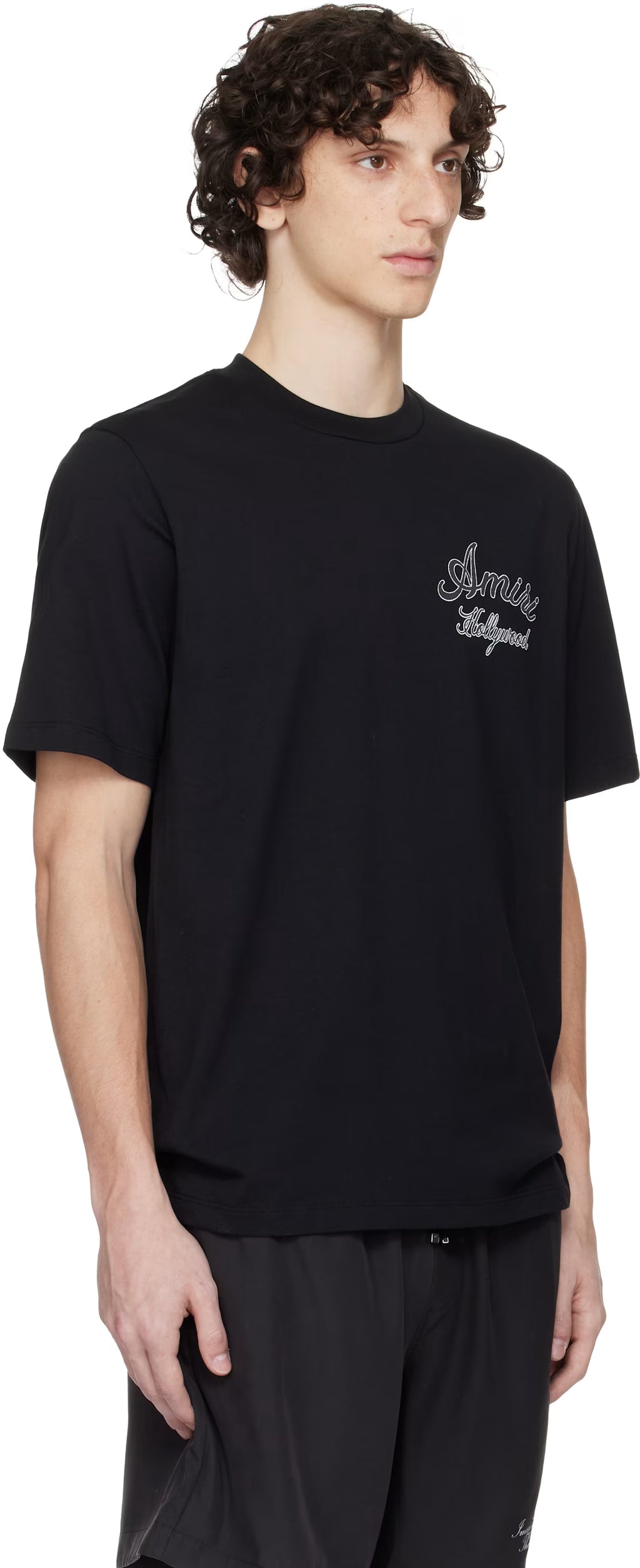 Black 'AMIRI Hollywood' T-shirt
