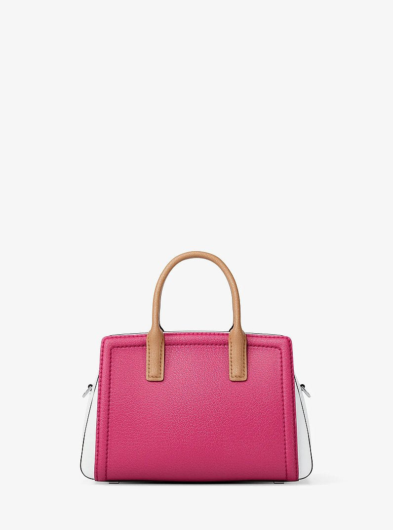 Laila Extra-Small Color-Block Leather Crossbody Bag