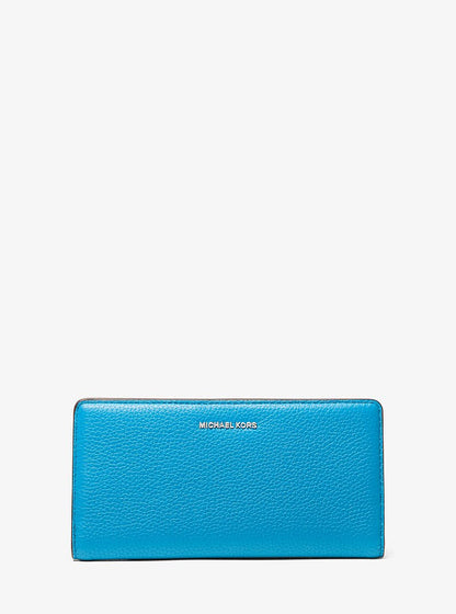 Bryant Large Pebbled Leather Snap-Front Wallet