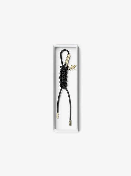 Gold-Tone and Braided Cord Bag Charm