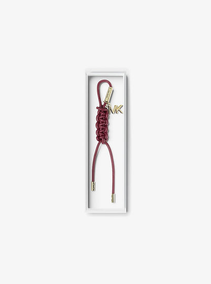 Gold-Tone and Braided Cord Bag Charm