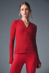 Ribbed Mesmerize Long Sleeve