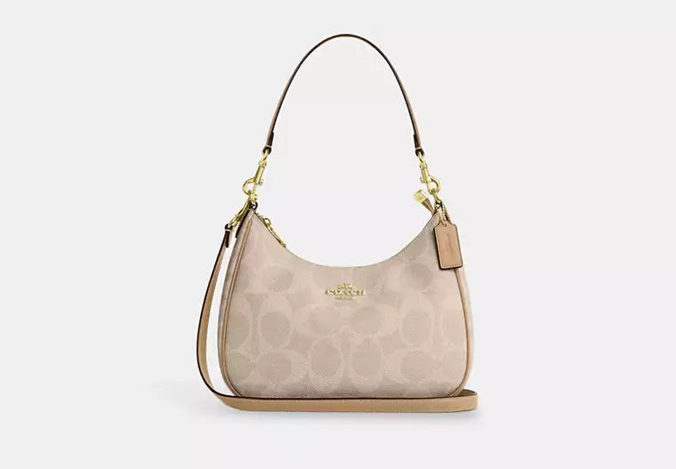 Coach Teri Hobo Bag In Blocked Signature Canvas - Bags | Shop From The Mirage