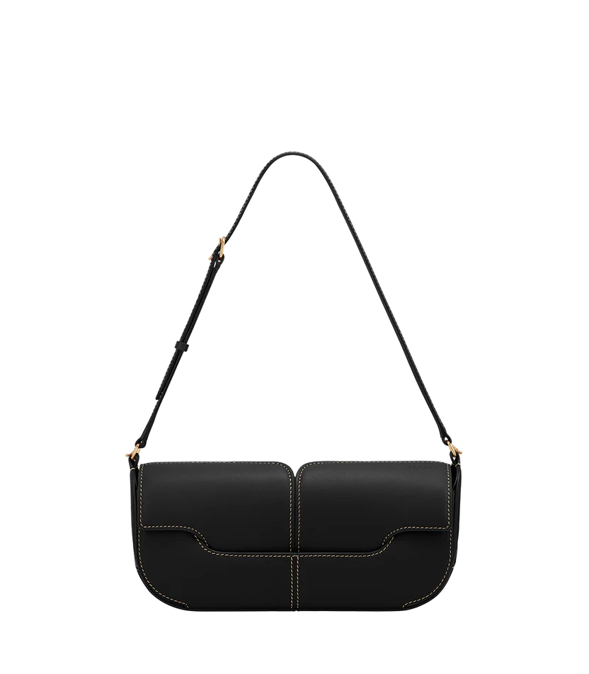 Osmo Edition Smooth Black with Ecru Stitching