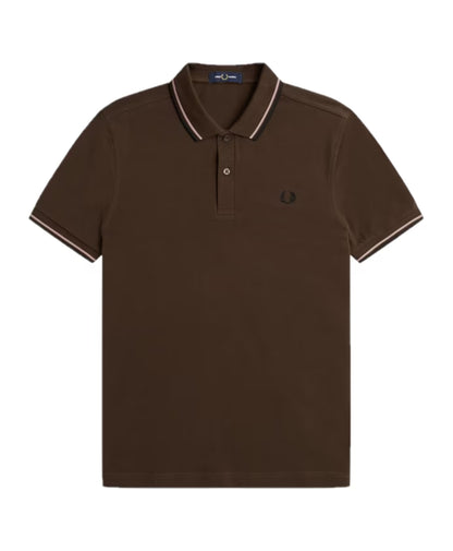 Fred Perry Polo Shirt with Twin Tipped Trim