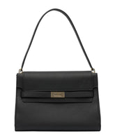 Black Leather Shoulder Bag