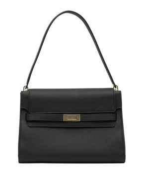 Black Leather Shoulder Bag