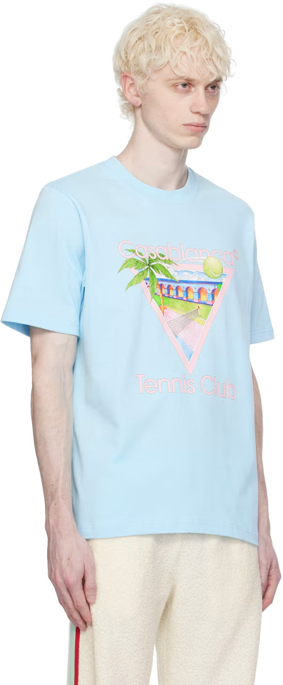 Exclusive Blue 'Tennis Club' Icon T-Shirt