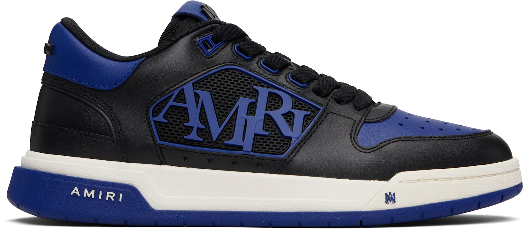 Black & Blue Classic Low Sneakers