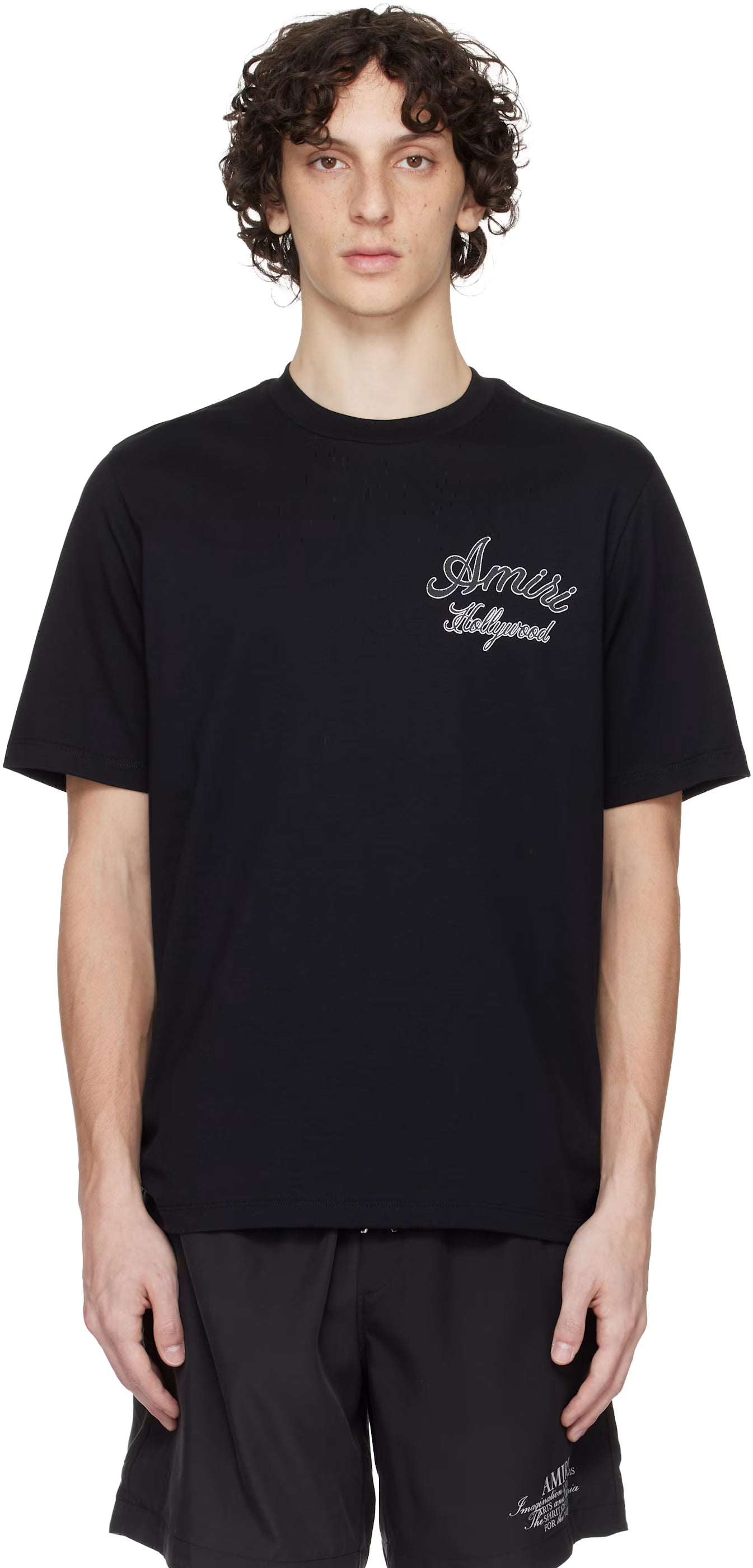 Black 'AMIRI Hollywood' T-shirt