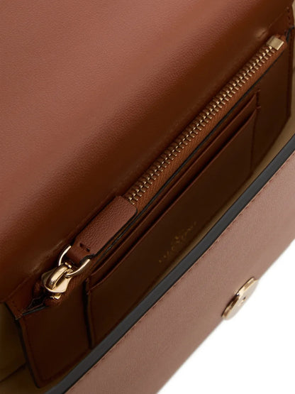 VLogo Walk chain pouch in calfskin