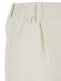 Jacquemus White Pants with Button Closure in Cotton Man