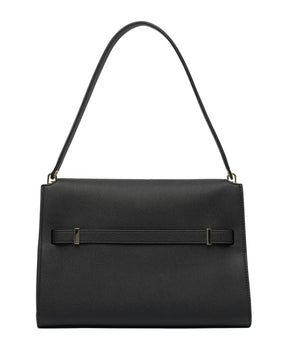Black Leather Shoulder Bag