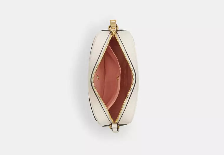 Mini Jamie Camera Bag In Signature Canvas With Floral Print