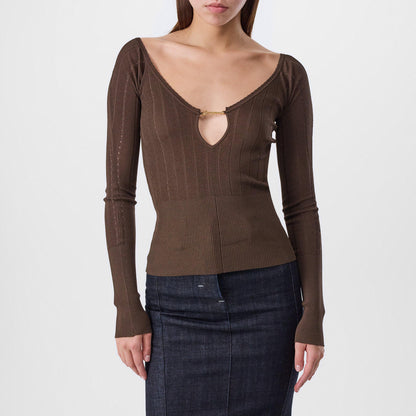 Pralu Ribbed-Knit Top