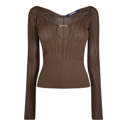 Pralu Ribbed-Knit Top