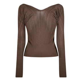 Pralu Ribbed-Knit Top