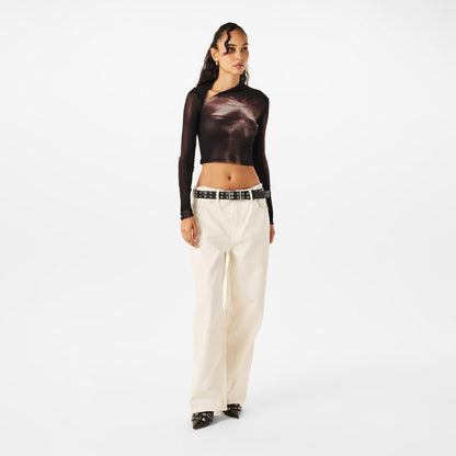 Long Sleeve Cropped Crop Top