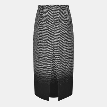 Slit Midi Skirt