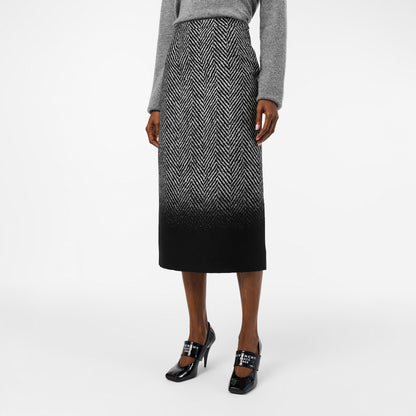 Slit Midi Skirt