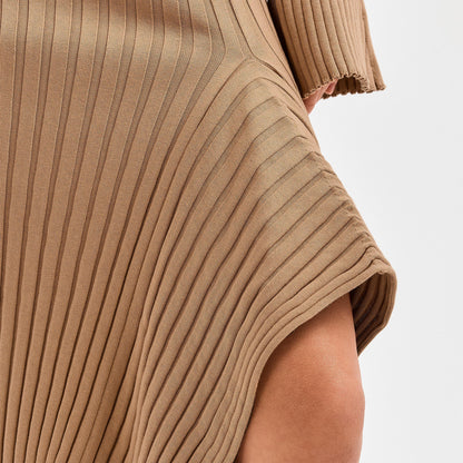 Ribbed Midi Skirt