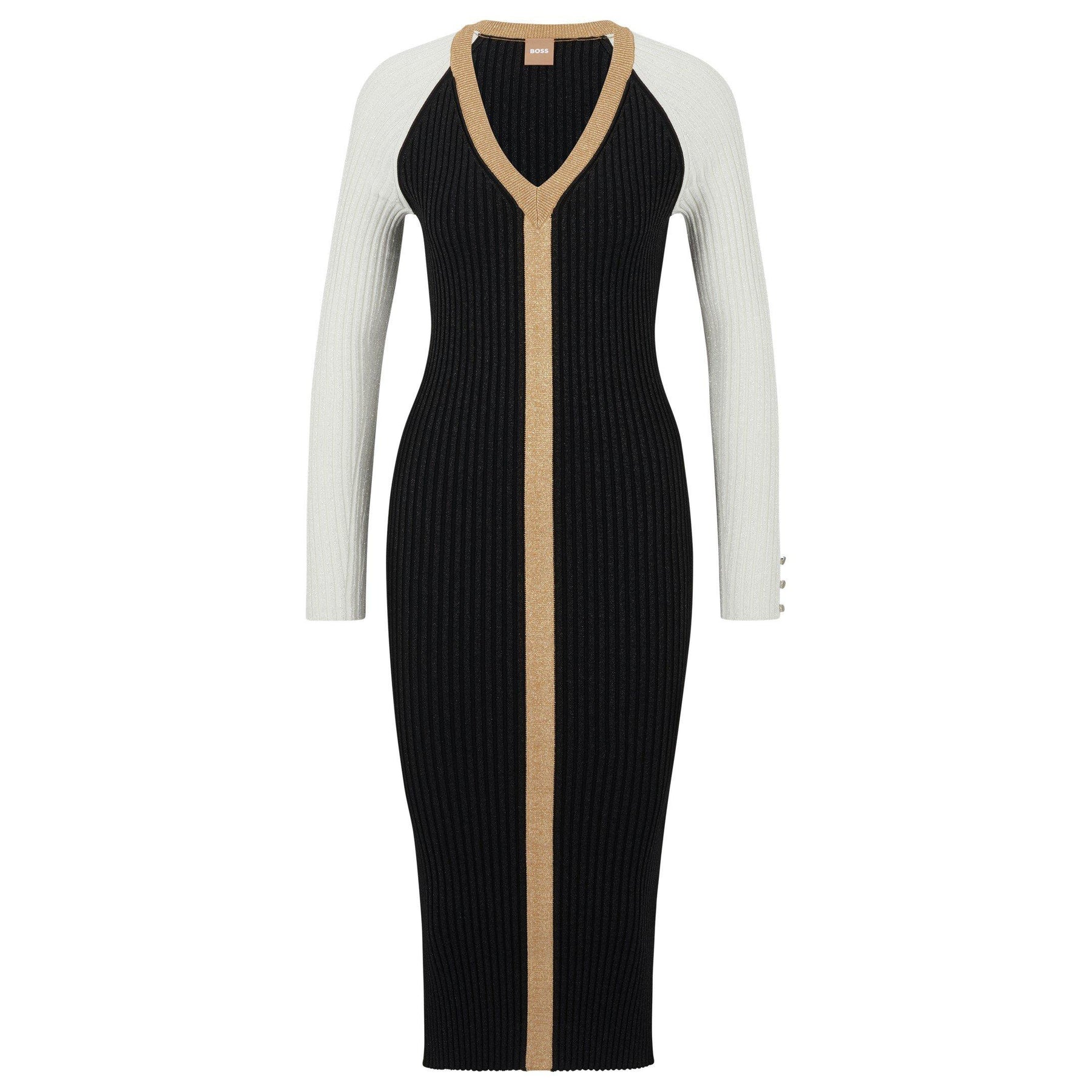 Long Sleeve Knitted Bodycon Dress