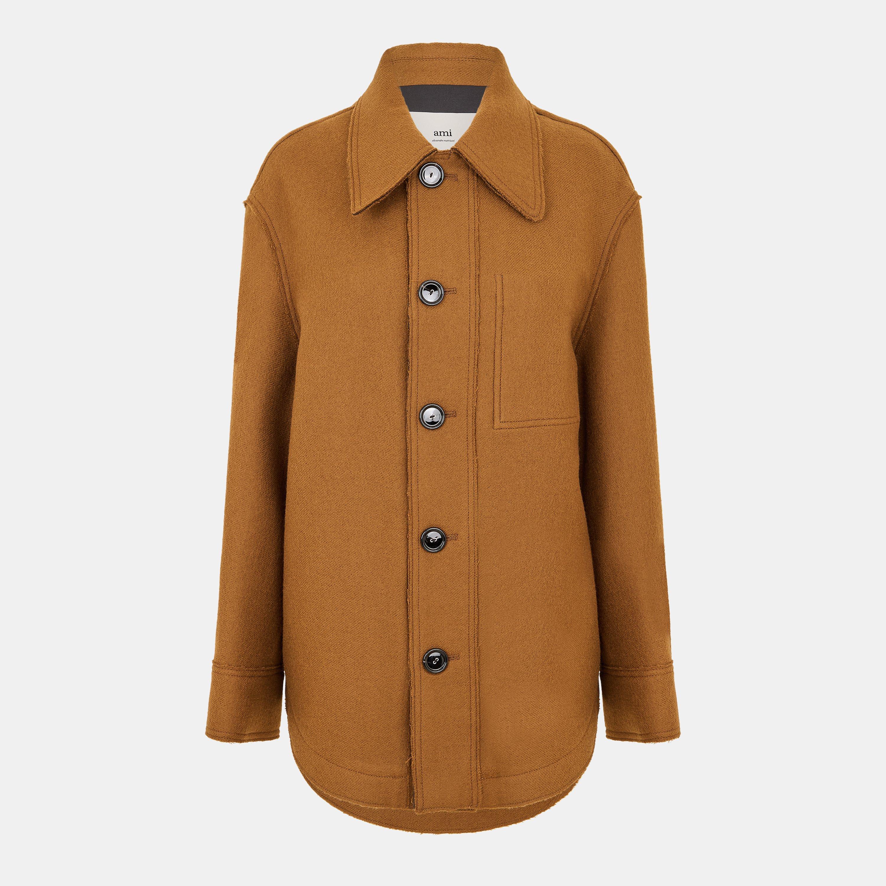 Suede Long Sleeve Shirt
