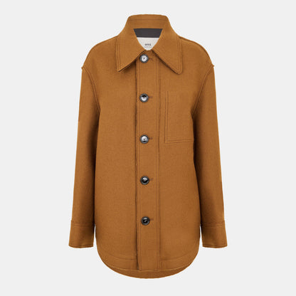 Suede Long Sleeve Shirt