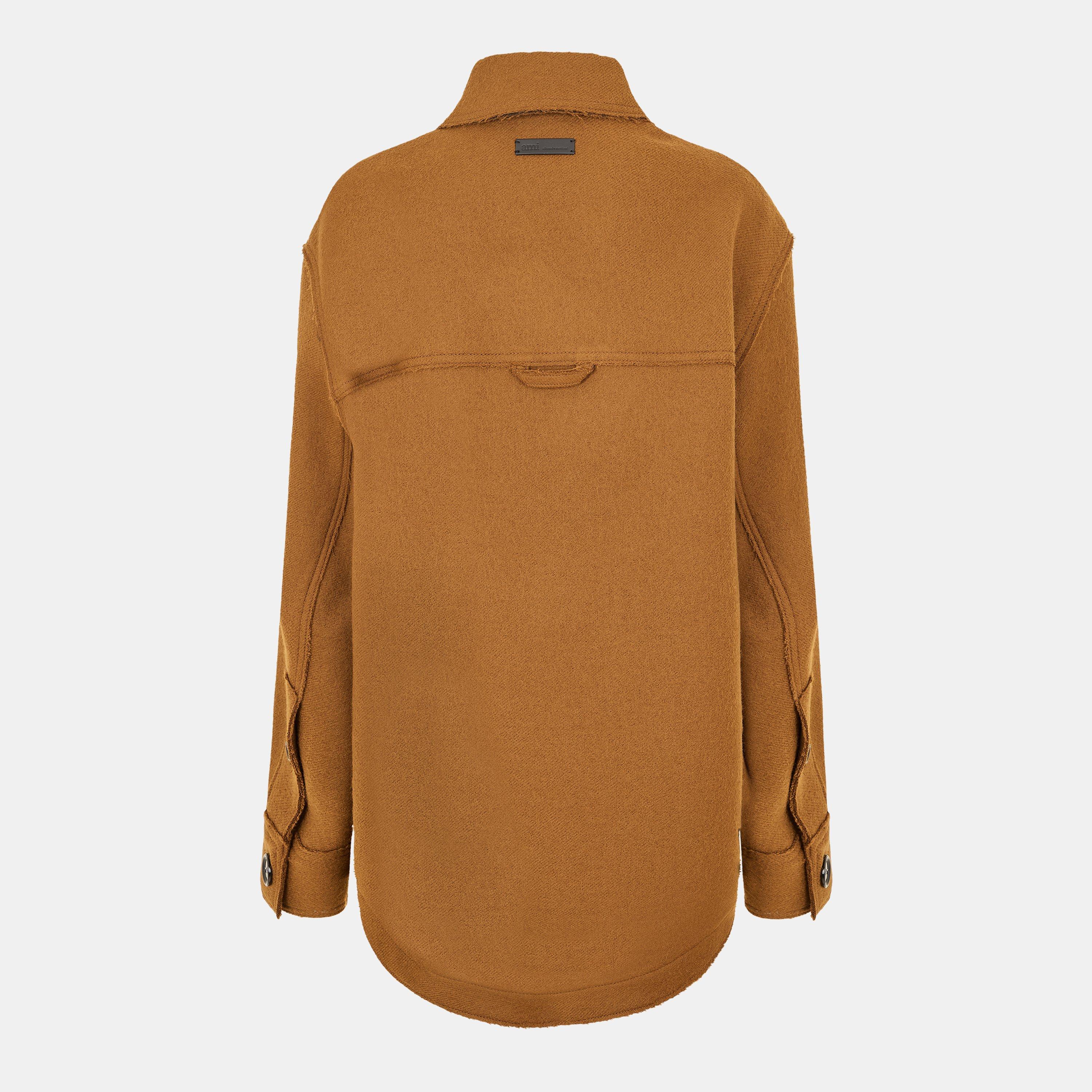 Suede Long Sleeve Shirt
