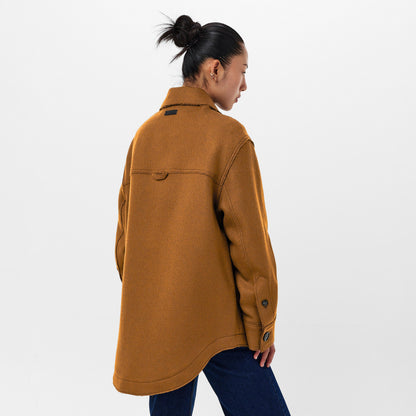 Suede Long Sleeve Shirt