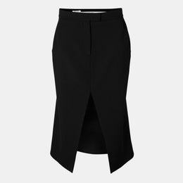 Alex Kick Back Structured Midi Skirt